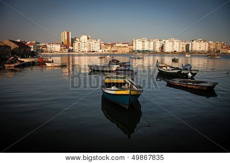 Barreiro Skyline At Night.