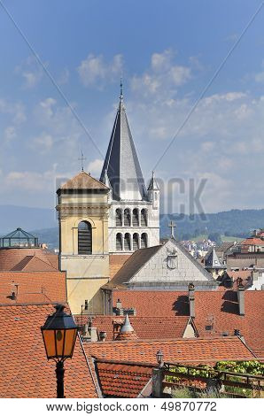 View over Annecy downtown