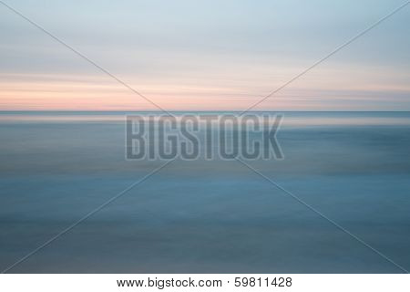 Beautiful sunset over the sea