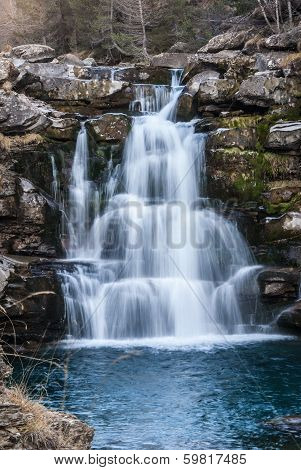 Cascade In A Spanish National Park 