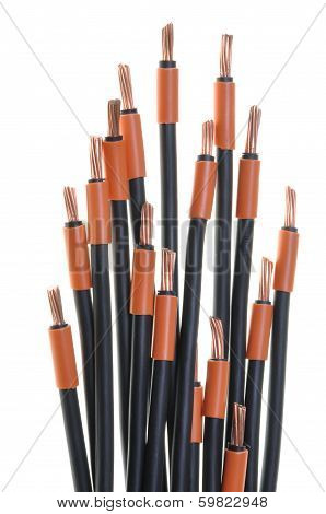 Stripped electrical cable