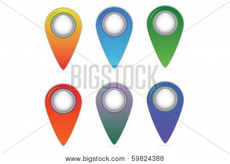 Set of  isolated pointers and markers