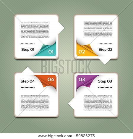Vector Progress Background / Product Choice or Version