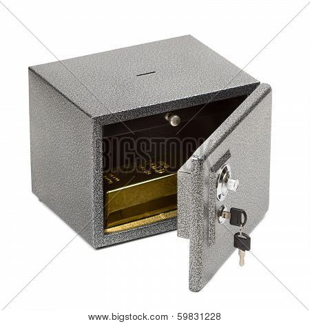 Opened safe
