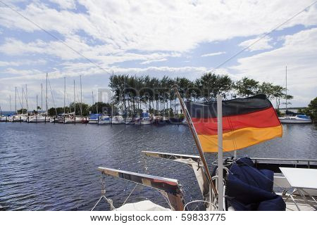 Boats With Germany Flag
