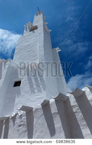 Binibequer Vell in Menorca Binibeca white village Sant Lluis at Balearic Islands
