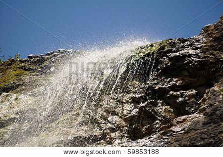 Oetschergraben, a mountain waterfall near to the Oetscher in Austria, Europe