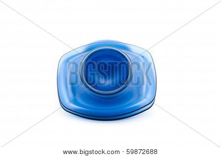 Blue Plastic Egg Cups