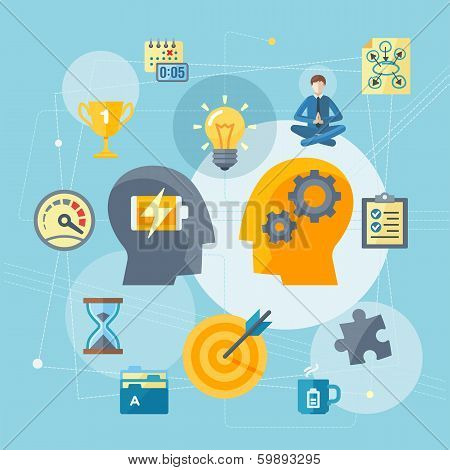Productivity at Work Concept