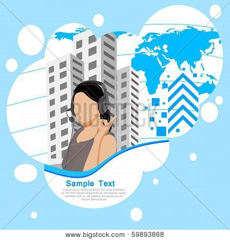 Lady Telephone Operator