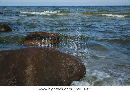 海の景色。