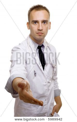 Médico de hombre