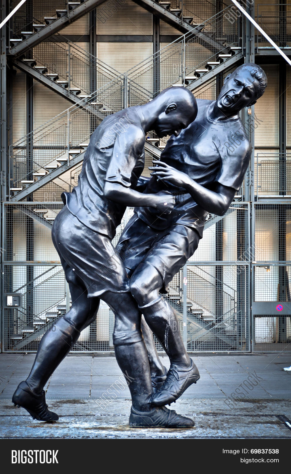 Sculpture HeadButting Image & Photo (Free Trial) Bigstock