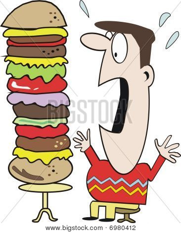 Sjove fastfood tegneserie