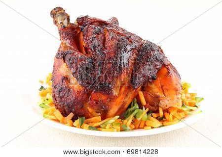 Grilled chicken meat
