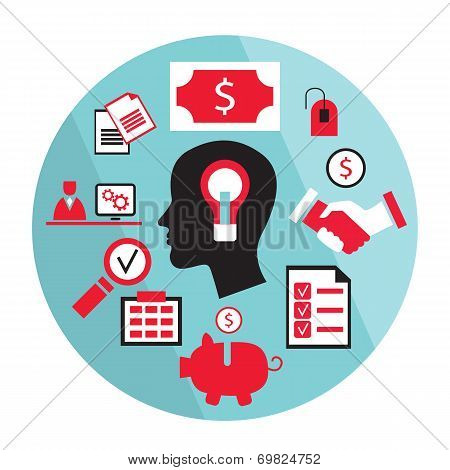 Bright Idea Business Concept