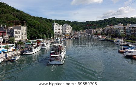 The Gushan Marina In Kaohsiung City