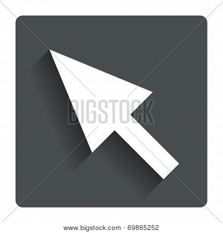 Mouse cursor sign icon. Pointer symbol.