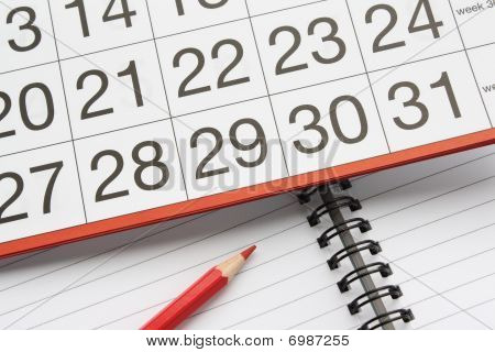 Kalender och anteckningar