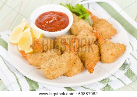 Breaded Butterfly Prawns