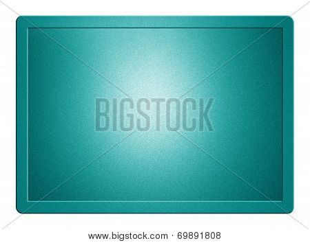 Cyan Metallic Plate