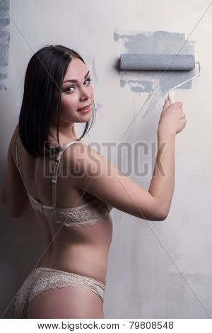 Naked beautiful and sexy lady