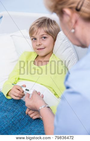 Giving The Thermometer