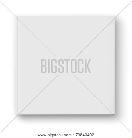 Blank square album template.