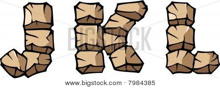 Stone abeceda: JKL