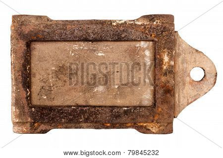 Rusty Vintage Stove Damper