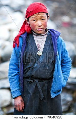 Tibetan girl