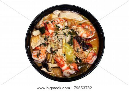 Thai Food Tomyum Shrimp