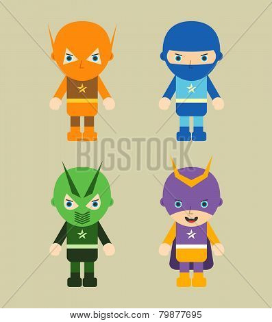 little superhero cartoon
