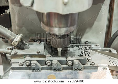 Machine Spot Nut (feed Nut) Automotive Industry.selective Focus