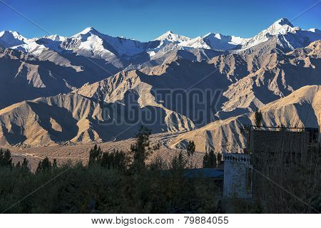 Snow Mountain Range, Leh India