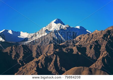 Snow Mountain Range, Leh India