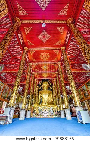 Interior Of Wat Chet Yod  Temple