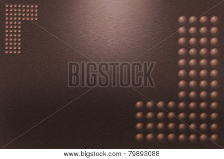 Pattern Of Brown Metal Background