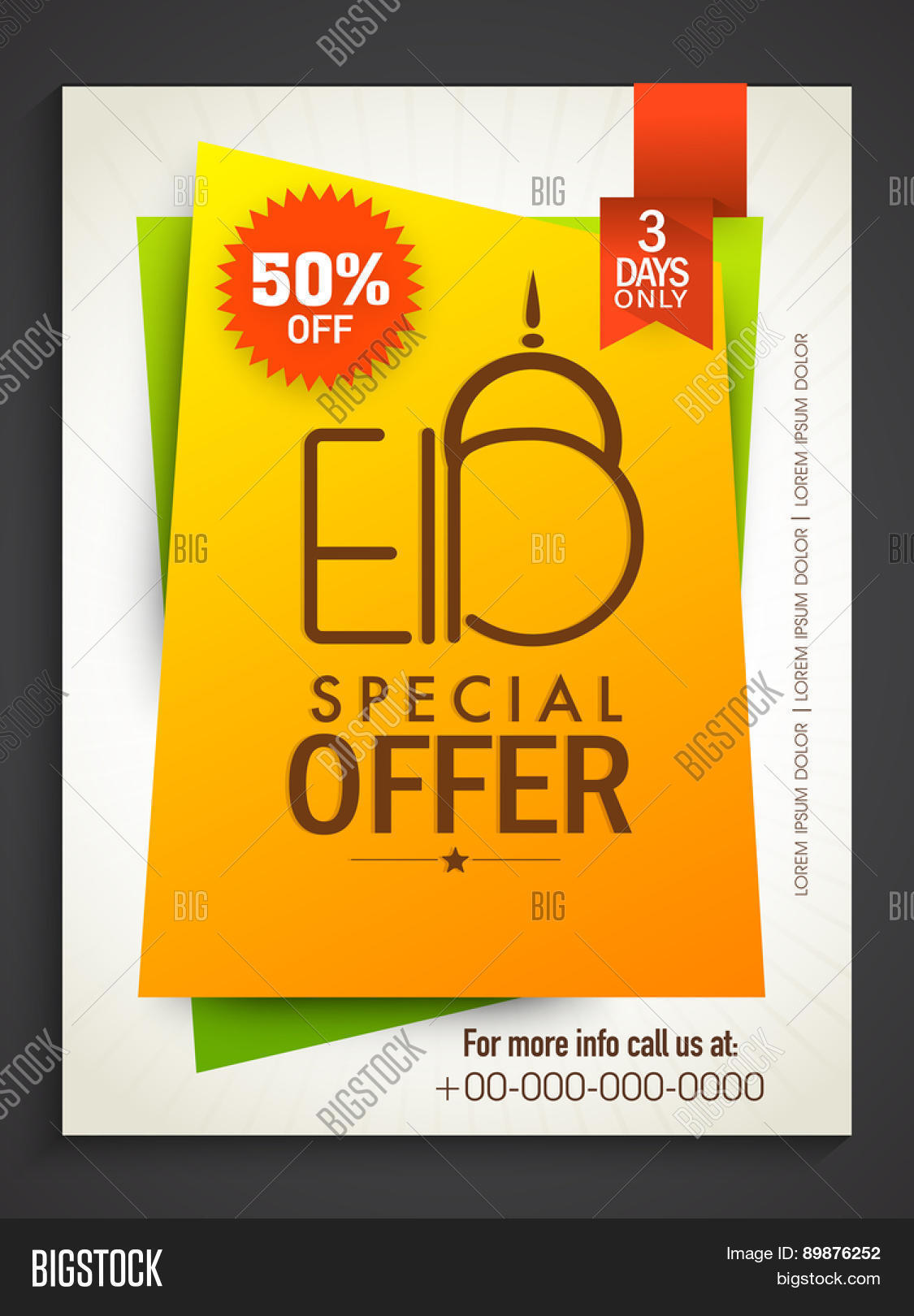 eid special offer poster banner vector photo bigstock special offer flyer design