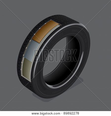 Car Tire Set 2