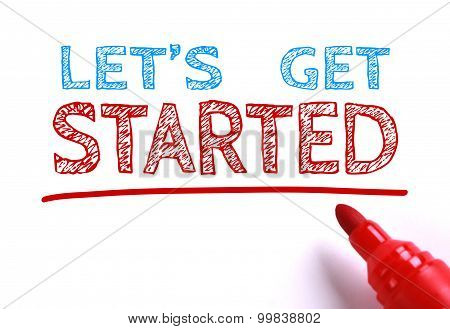 Let Us Get Started