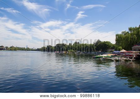 Shichahai lake of Beijing