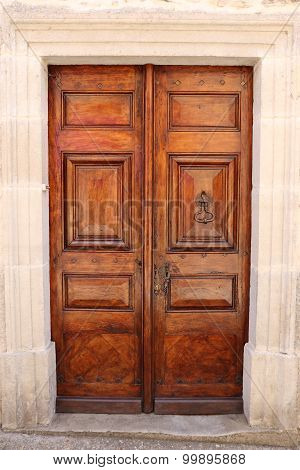 Old door in Najac