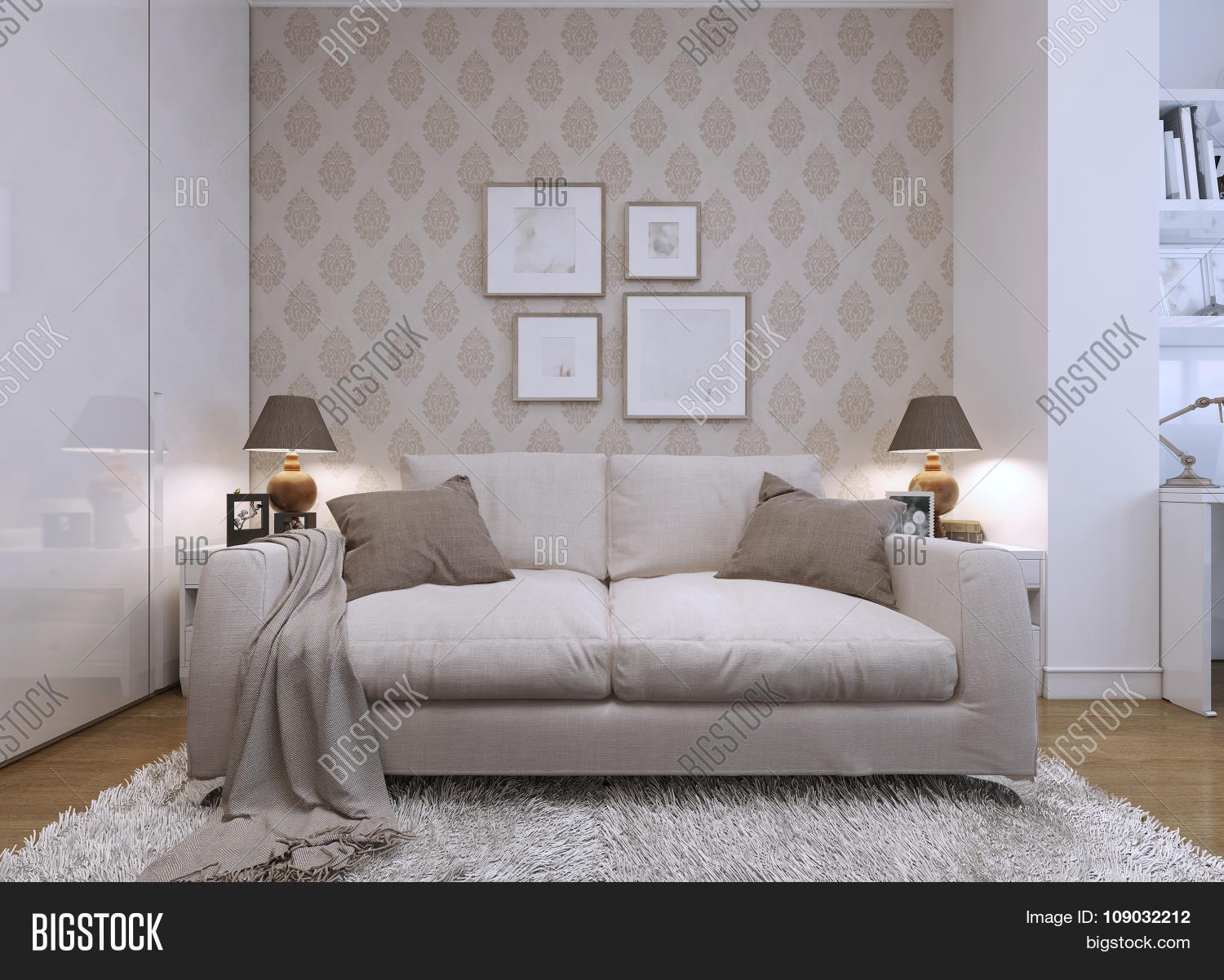 Beige Sofa Living Room Image & Photo (Free Trial) Bigstock