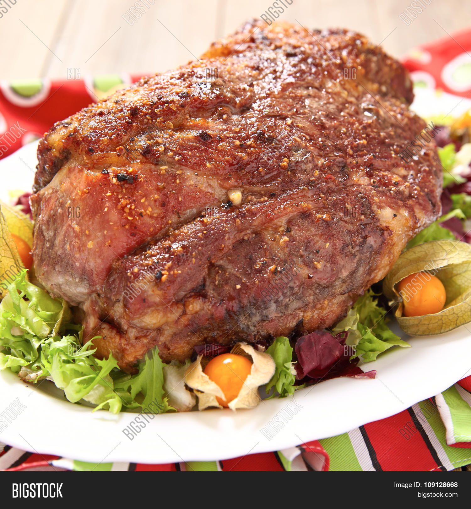 Roasted Pork Neck Image & Photo (Free Trial) Bigstock