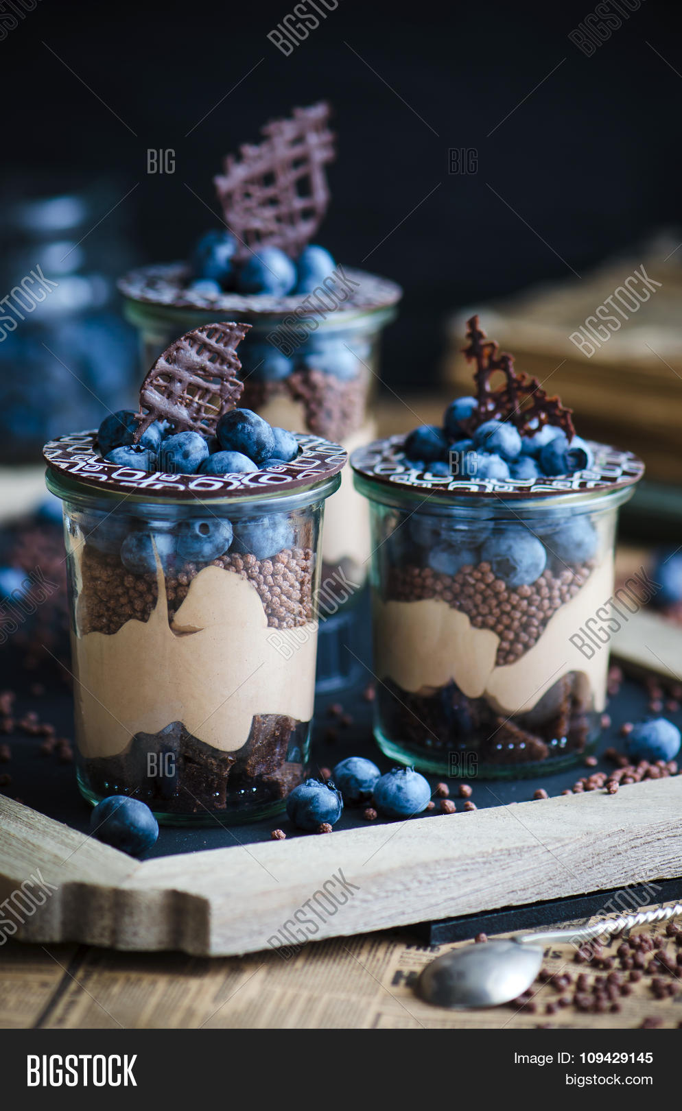 Chocolate Verrine Cups Image & Photo (Free Trial) Bigstock