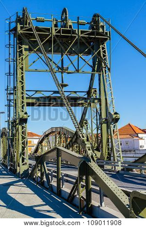 Bridge Over Sado River. Alcacer Do Sal, Portugal