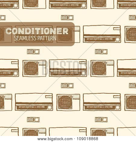 Air conditioner seamless pattern