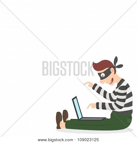 Thief In A Mask Stealing Personal Information Via The Internet