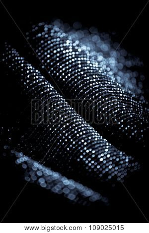 Draped Lurex Fabric